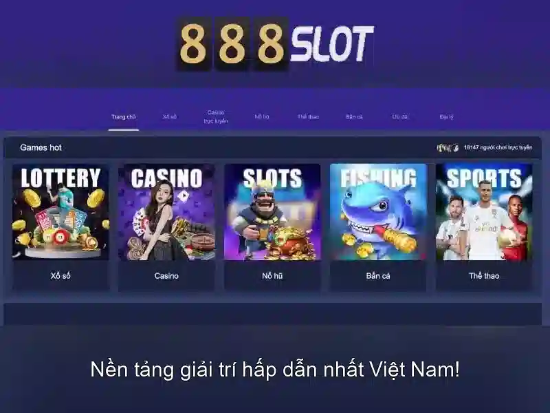 Khám phá 888slot - nền casino trực tuyến uy tín và đa dạng trò chơi